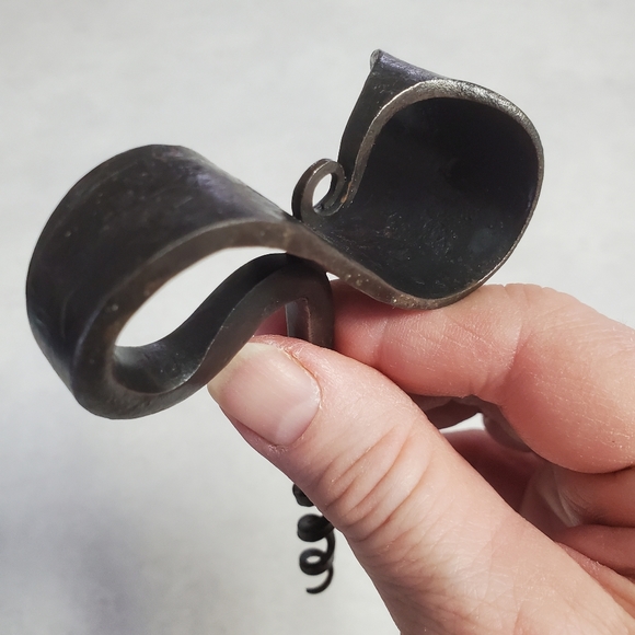 Hand Forged Iron Corkscrew - Picture 5 of 7